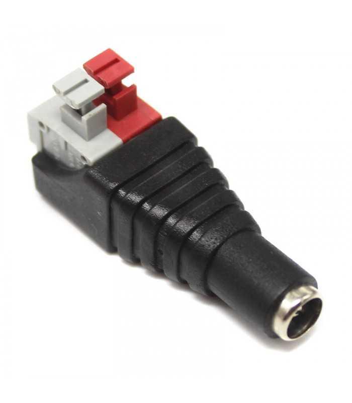 mufa alimentare mama dc 21x55mm bloc terminal clip pt cctv 1