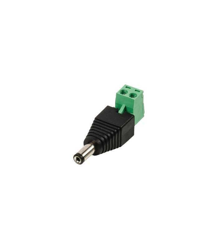 Mufa alimentare tata DC 2.1x5.5mm bloc terminal cu surub pt CCTV
