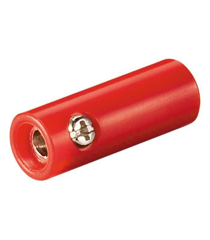 Mufa banana mama 4mm din plastic rosu Goobay