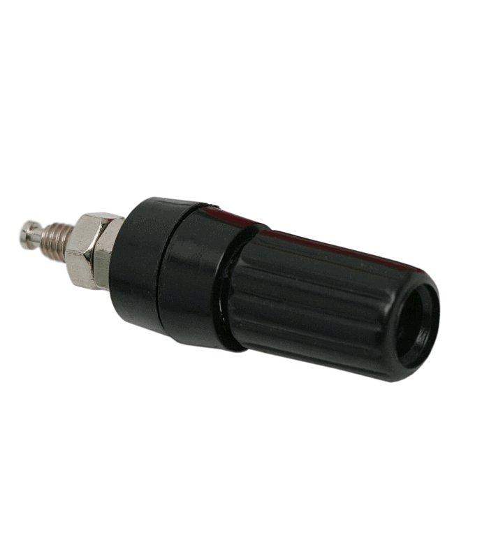 Mufa banana mama 4mm montabil executie din plastic negru