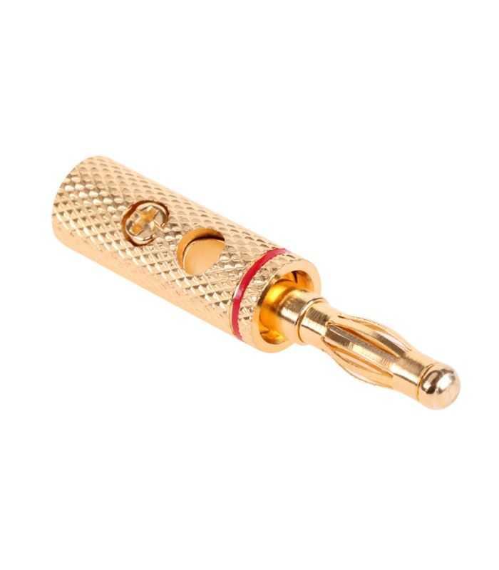 Mufa banana tata aurit 4mm inel negru sau rosu