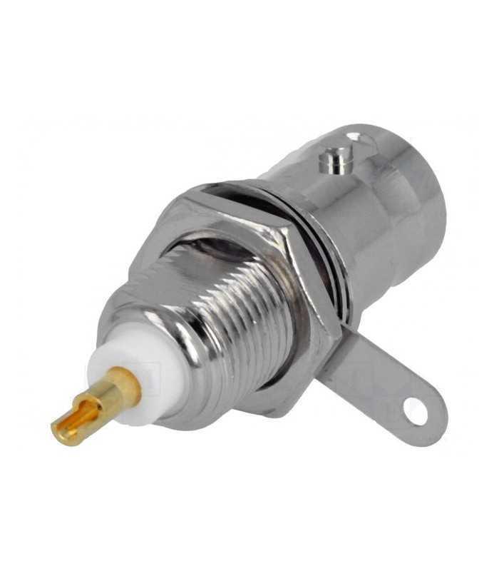 Mufa BNC Soclu mama cu filet lung lipire montare pe panou NINIGI BNC-006-L