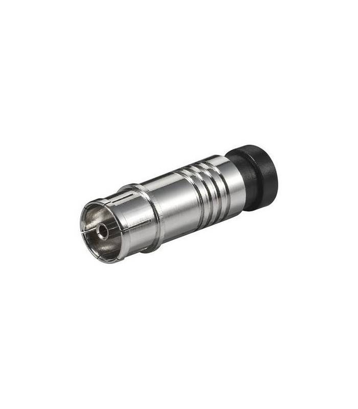 Mufa coaxial mama compresie 7mm Goobay