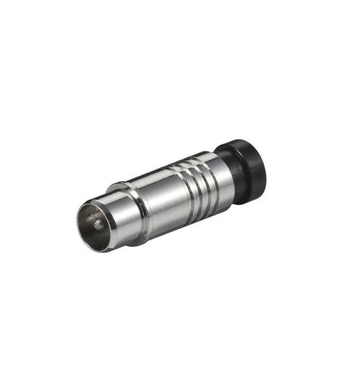 Mufa coaxial tata compresie 7mm Goobay