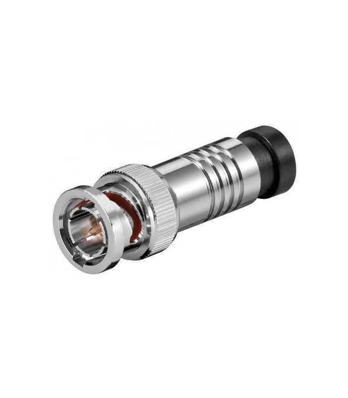 Mufa conector BNC tata cu compresie cablu 7mm Well