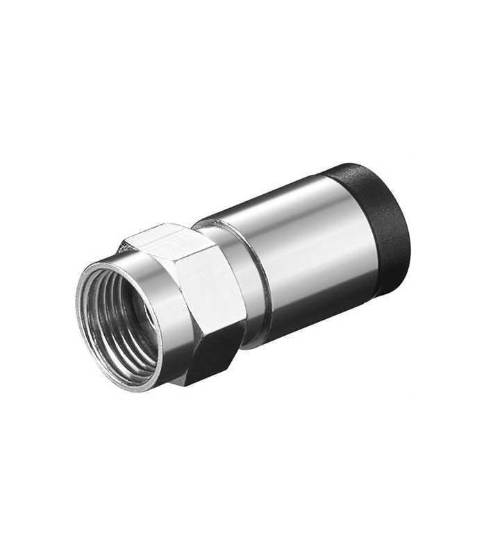 Mufa conector F tata cu compresie pentru cabluri cu diametrul exterior de 7mm Well