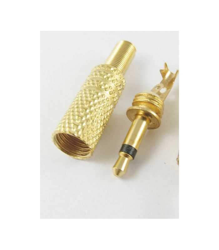 Mufa Conector Jack Mono 35mm Tata Auriu Nedis Cavc22980gd