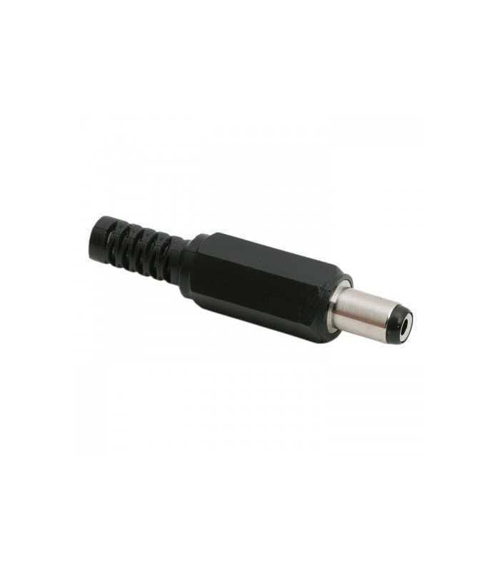 mufa dc 21x55mm tata pin 9mm cu protector cablu goobay 2
