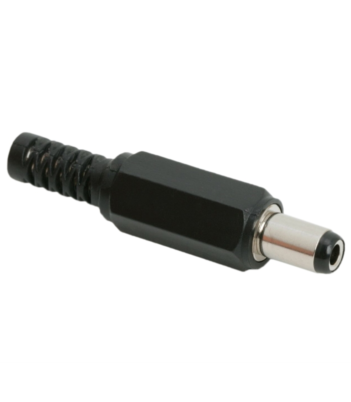 Mufa DC 5.5x2.5 mm tata cu protector