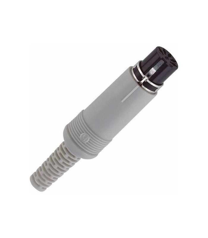 Mufa DIN 8 pini mama pe cablu cu lipire HIRSCHMANN 930348517 MAK80 S