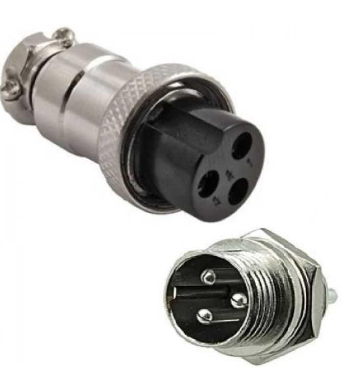 Mufa HOVERBOARD TIP CONECTOR MICROFON 3 Pini Mama+Tata