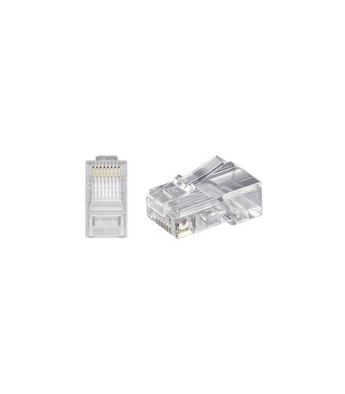 Mufa internet RJ45 CAT5 8p8c cablu push rotund