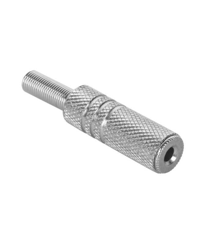 Mufa Jack 3.5 mm mama stereo metal pe cablu