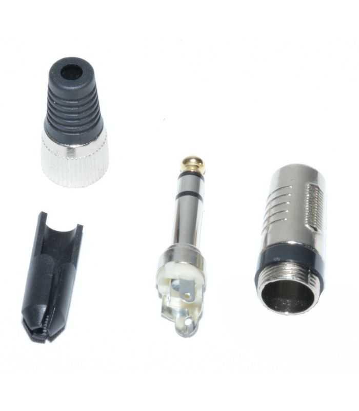 mufa jack 635 mm stereo tata cu varf aurit 1
