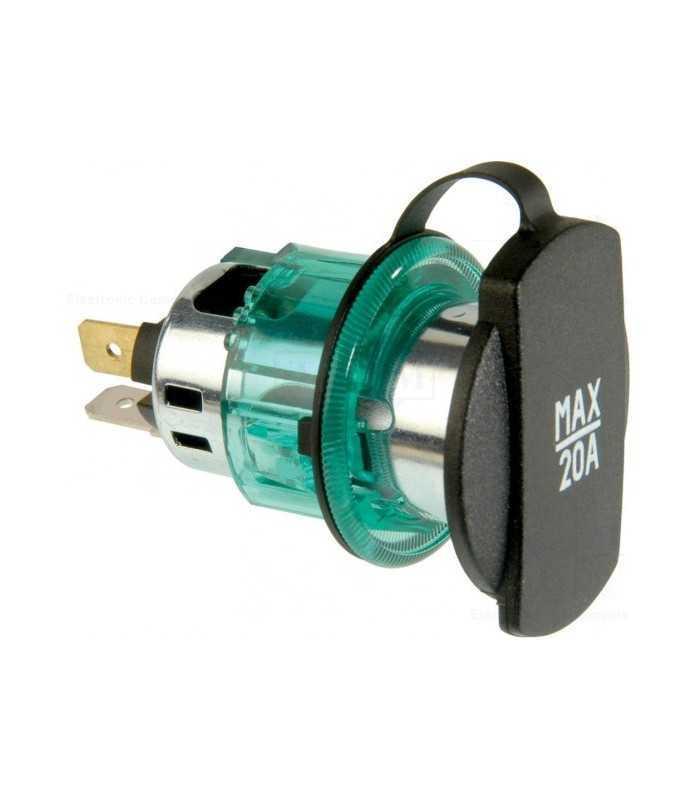Mufa mama bricheta auto x1 20A 12÷24VDC PRO CAR 68140860