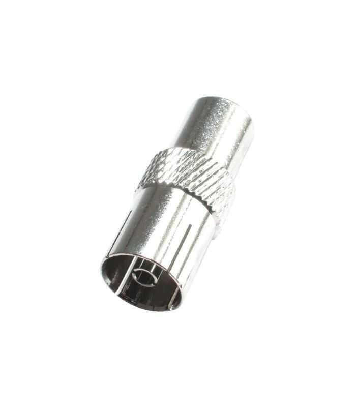 Mufa Mama Coaxiala Metal Se Poate Infileta Direct Pe Cablu Rg6 Home