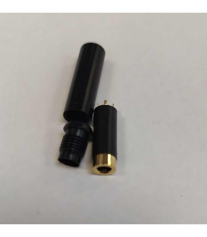Mufa Mama Jack 35 Mm 4pini 4 Contacte Metal Negru Cu Aurit Carcasa Slim