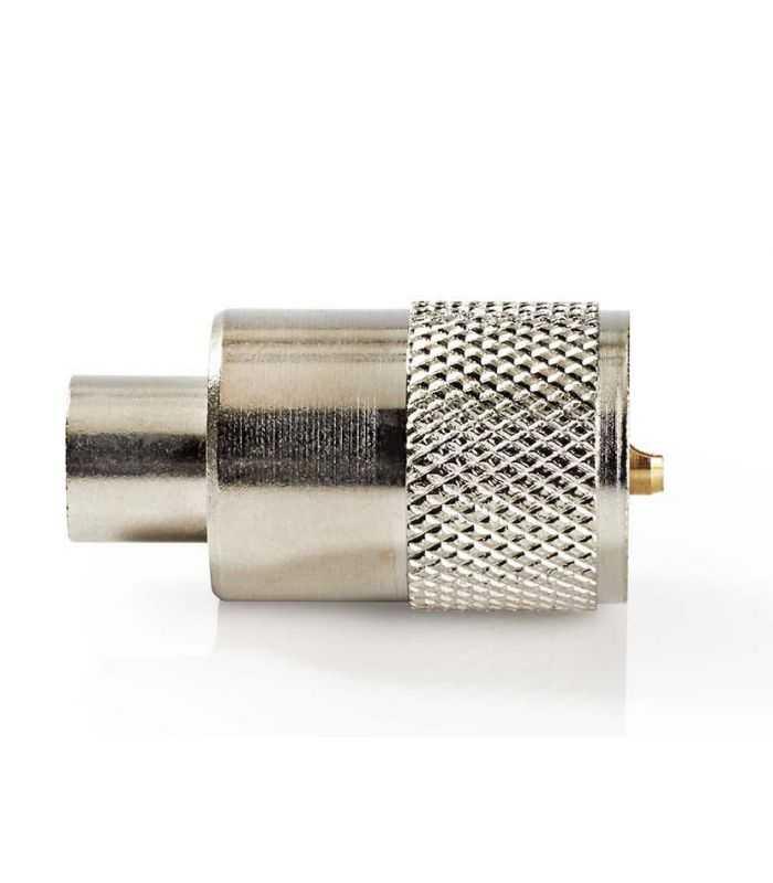 Mufa Metal Uhf Cablu Coaxial Rg58 1buc Pl259 Nedis