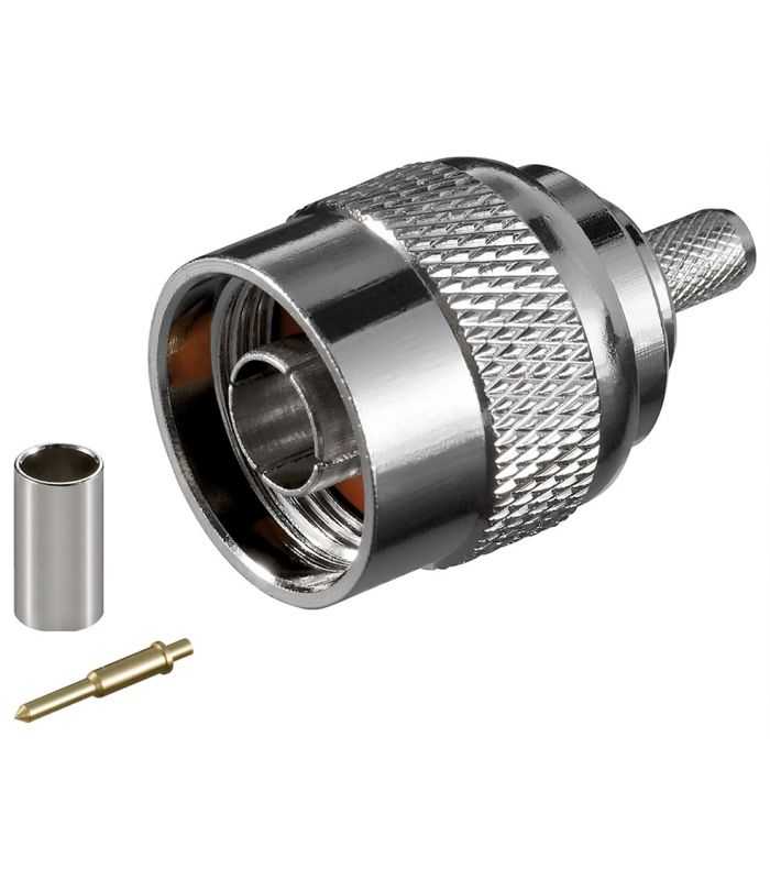 Mufa N tata sertizare cablu 5.2 mm pentru RG58 Goobay 11361