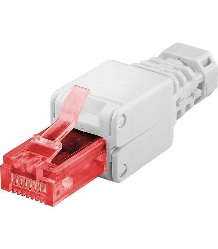 mufa rapida montare demontare cat6 rj45 goobay 1