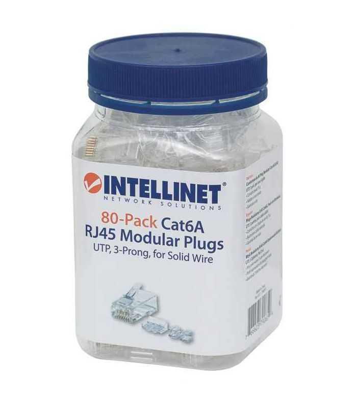 mufa retea cu ghidaj rj45 8p8c cat6a neecranata 22 26 awg 790659 intellinet 1