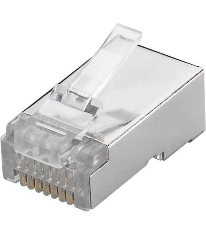 mufa retea rj45 8p8c cat5e ecranat contacte aurite well 1