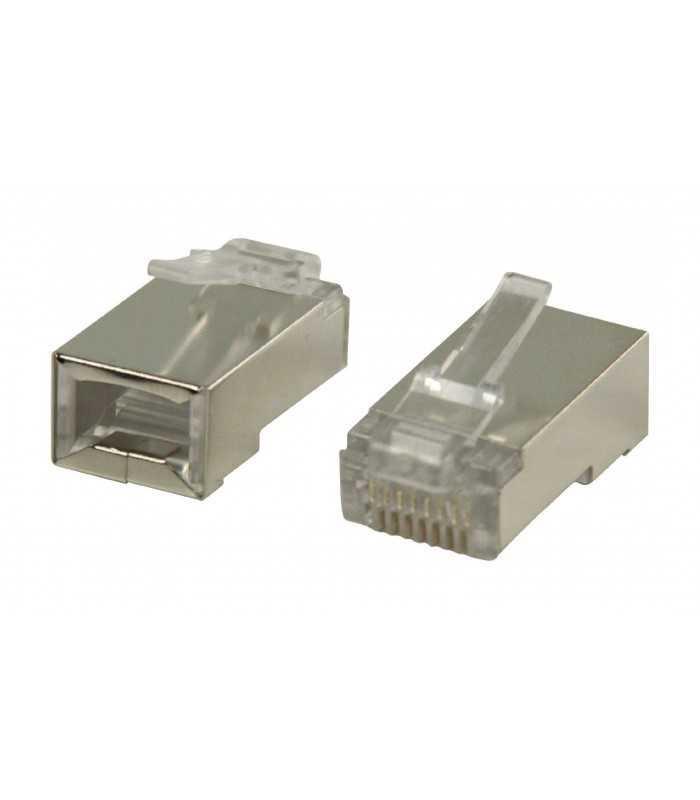 mufa rj45 pt cablu stp cat6 litat set 10buc valueline 2