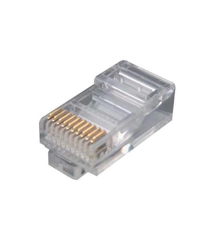 Mufa RJ50 tata 10 pini 10p10c pe cablu IDC de crimpat ENCITECH RJ48-10P10CR