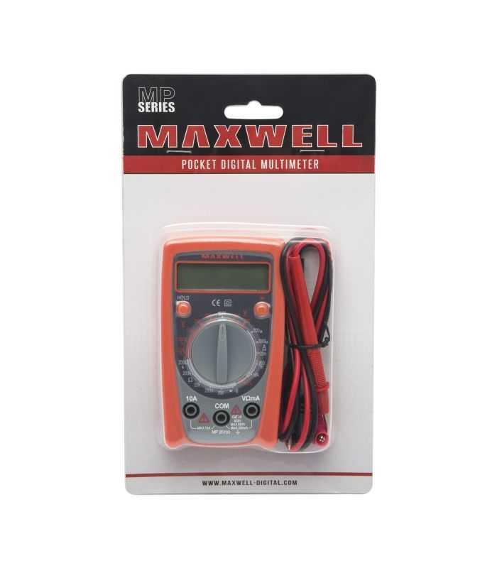 Multimetru Digital Compact Maxwell 25103