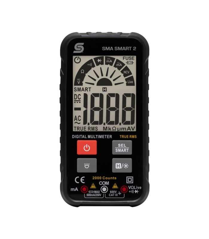 Multimetru digital identificare SMART inteligenta si functii manuale