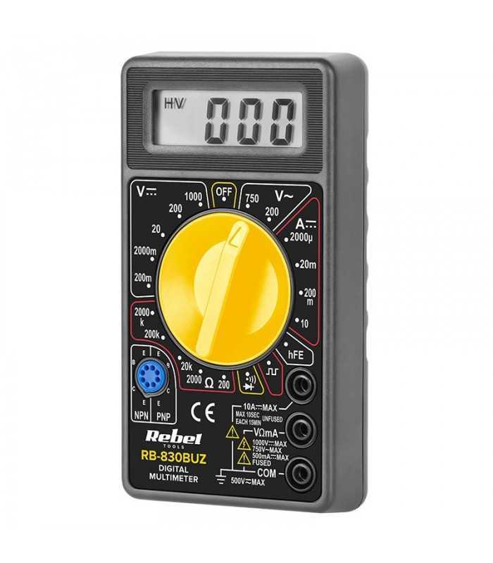 Multimetru Universal cu BUZZER RB-830BUZ REBEL