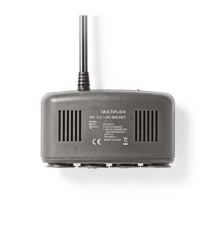 multiplicator bricheta auto nedis cu 4 iesiri 12v max 10a 4