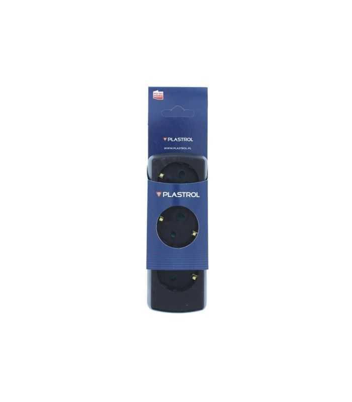 Multipriza 3 Prize Fara Cablu Alimentare Negru Gn 370s Bk Plastrol
