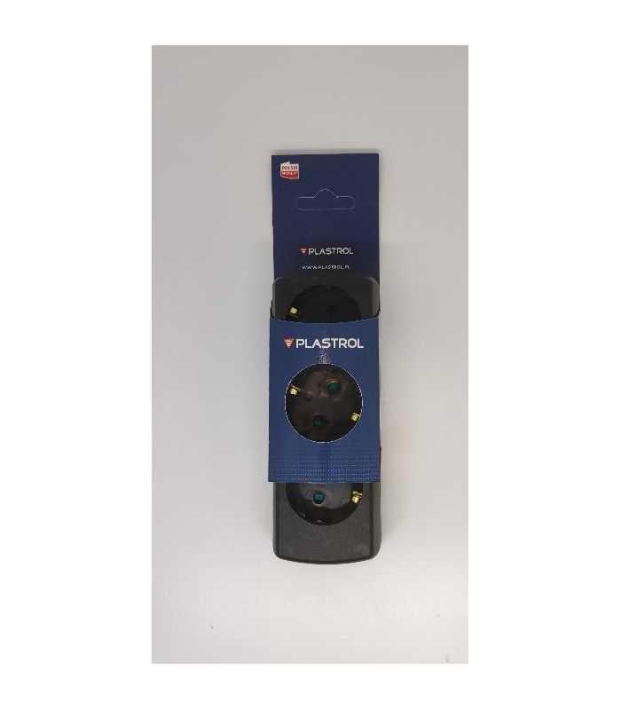 Multipriza 3 Prize Fara Cablu Alimentare Negru Gn 370s Bk Plastrol