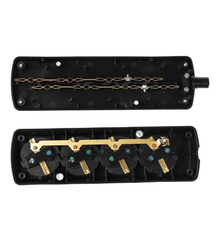 Multipriza 4 Prize Fara Cablu Alimentare Negru Gn 470s Bk Plastrol