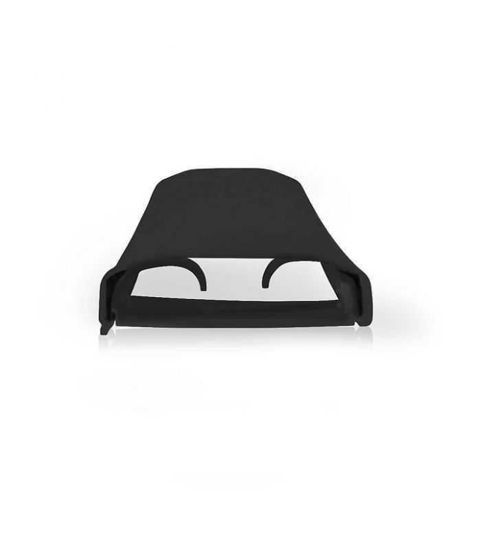 Organizator cabluri 110 x 6 x 2 cm PVC ABS negru Nedis