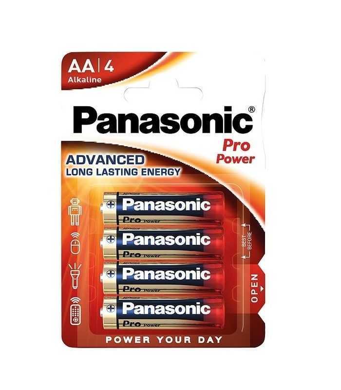 Panasonic baterii alcaline AA (LR6) Pro Power 4buc LR6PPG/4BP