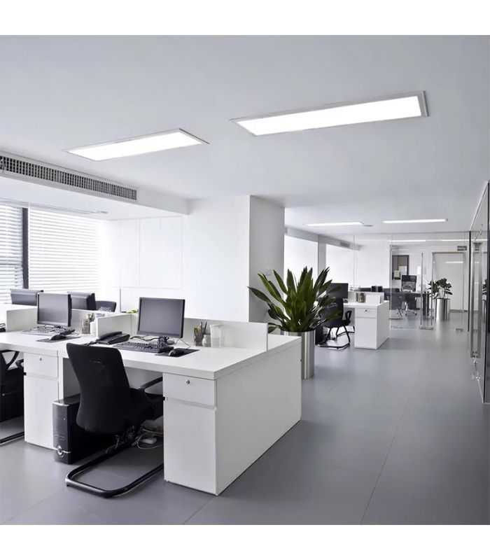 panou led aplicabil 40w 4000lm 120x30 cm 6500k alb rece ip20 v tac 1