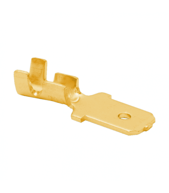 Papuc 6.3mm tata Gold