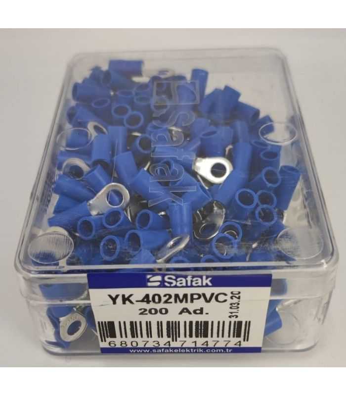 Papuc ochi izolat albastru 1.5-2.5mm2 M4 Safak YK-402MPVC