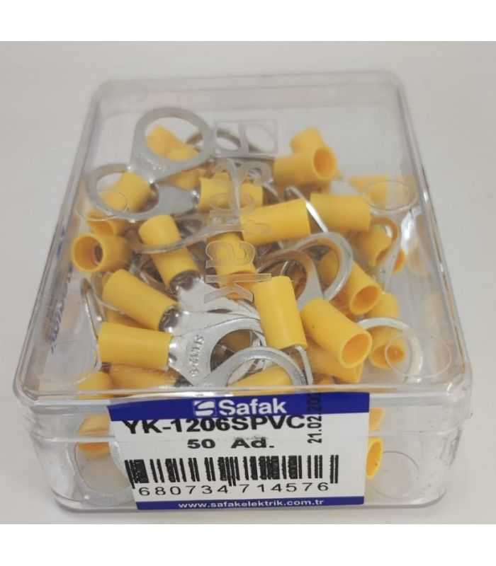 Papuc ochi izolat galben 4.0-6.0mm2 M12 Safak YK-1206SPVC
