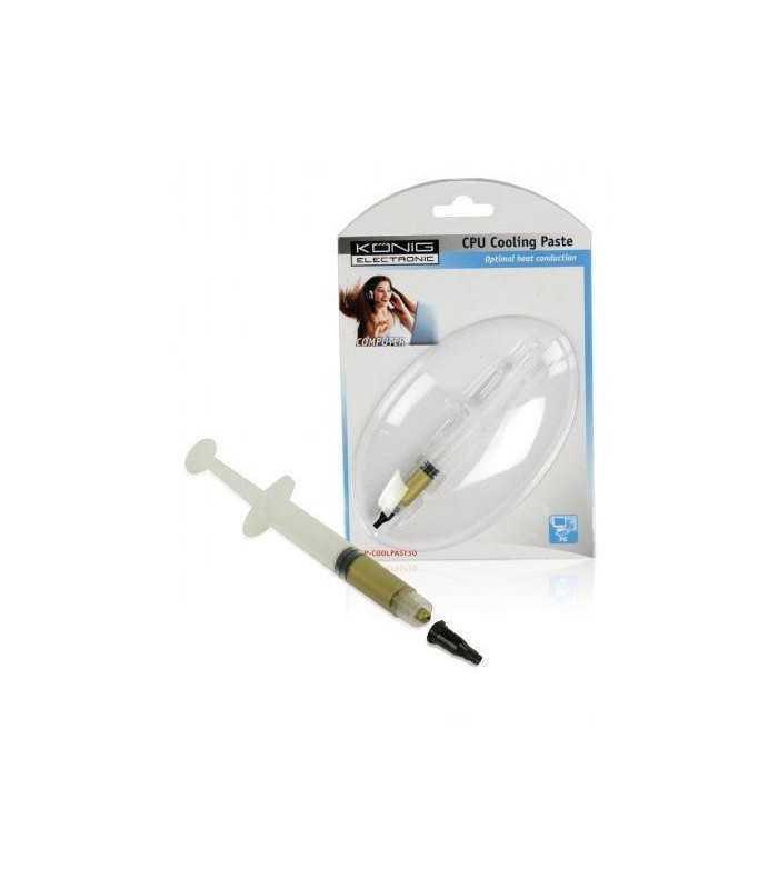 Pasta pentru procesor PC cu particule de aur PC 3W/m-K KONIG