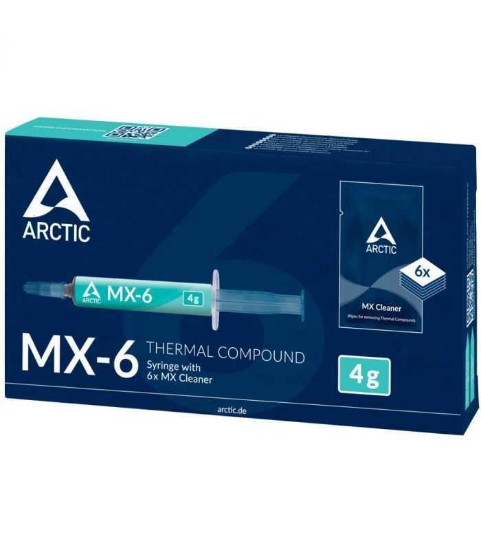 Pasta Temoconductoare Mx 6 Ultimate Mx6 4 Grame 6 Servetele Speciale 56w Mk Mx Cleaner Arctic Actcp00084a
