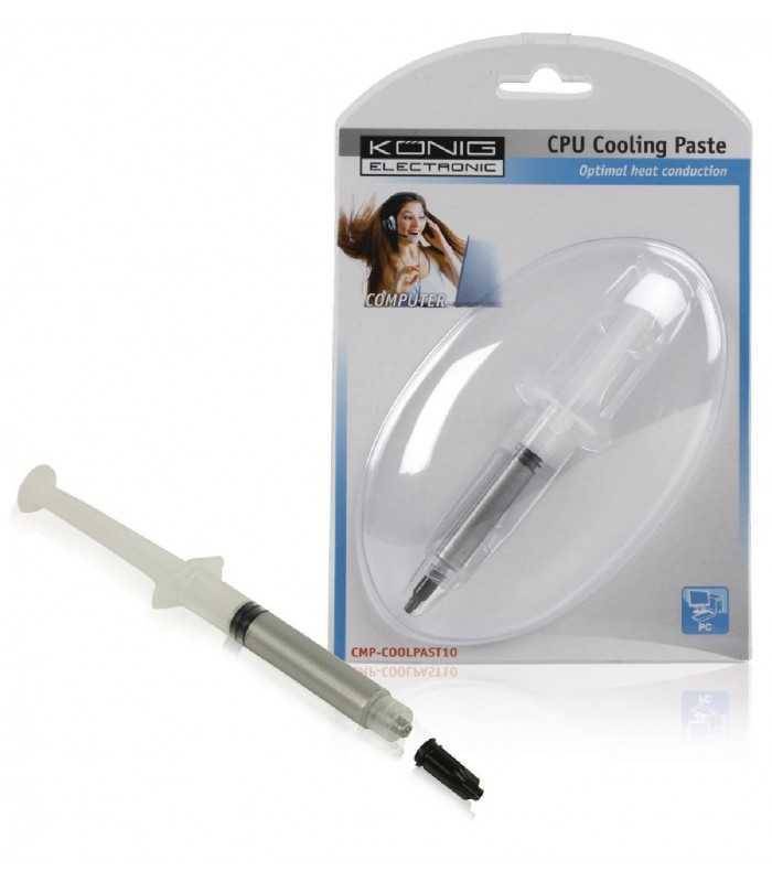 Pasta termica cu argint la seringa de 3grame 2W Konig