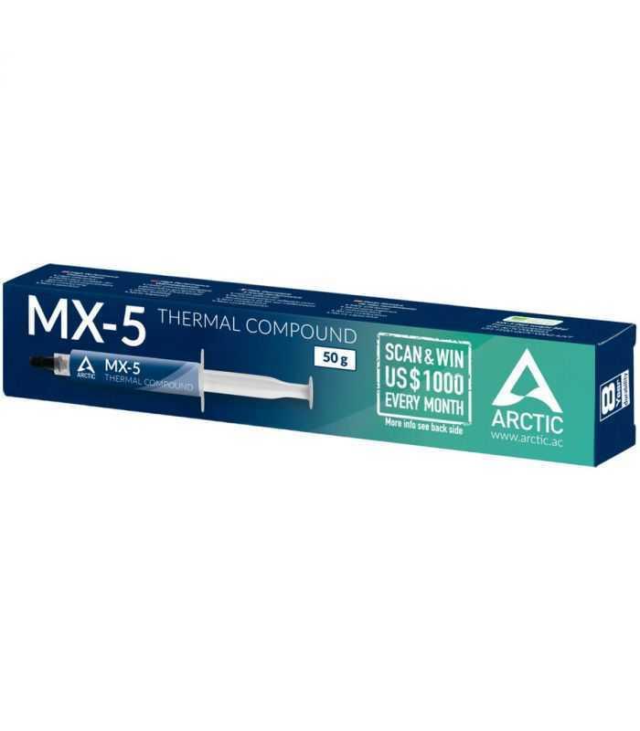 pasta termica mx 5 50grame arctic mx5 50g actcp00050a 1
