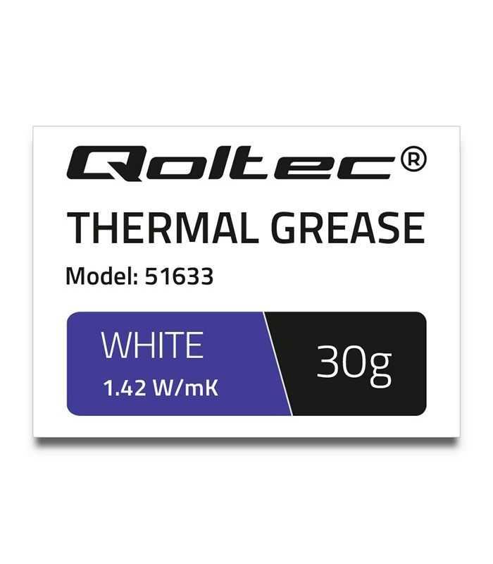 Pasta Termoconductoare Alba 142w Mkmax0249c W 30g Qoltec 51633