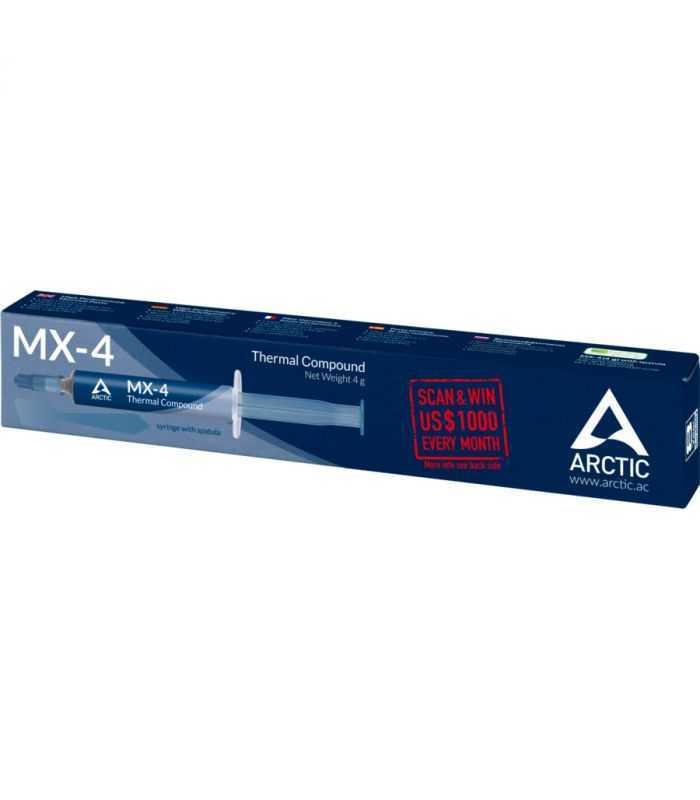 pasta termoconductoare mx 4 4grame cu spatula arctic cooling actcp00031b 2