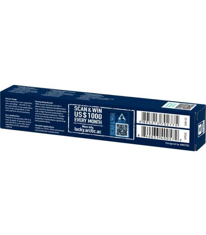 pasta termoconductoare mx 5 20grame arctic cooling actcp00049a 2