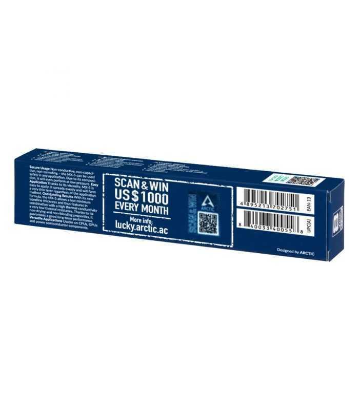 pasta termoconductoare mx 5 8grame arctic cooling 3