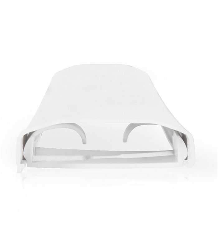 Pat de cablu 110x6 cm alb Nedis